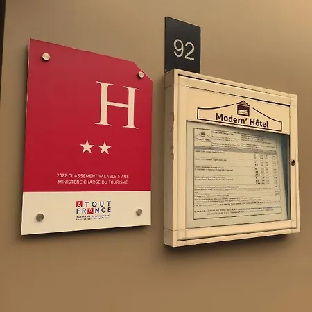 Modern'hotel Hotell Valenciennes